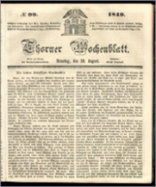 Thorner Wochenblatt 1849, No. 99