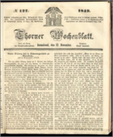 Thorner Wochenblatt 1849, No. 127 + Beilage