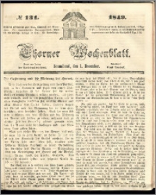 Thorner Wochenblatt 1849, No. 131 + Beilage