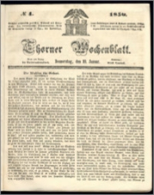 Thorner Wochenblatt 1850, No. 4