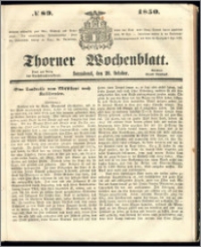 Thorner Wochenblatt 1850, No. 89 + Beilage