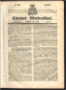 Thorner Wochenblatt 1852, No. 37