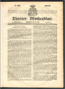 Thorner Wochenblatt 1852, No. 56