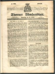Thorner Wochenblatt 1852, No. 88