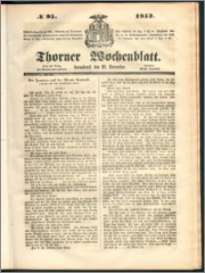 Thorner Wochenblatt 1852, No. 95