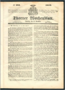 Thorner Wochenblatt 1852, No. 104