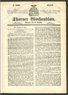 Thorner Wochenblatt 1852, No. 106
