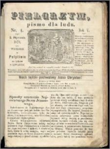 Pielgrzym, pismo religijne dla ludu 1873 nr 1