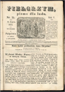 Pielgrzym, pismo religijne dla ludu 1873 nr 31