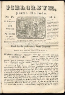 Pielgrzym, pismo religijne dla ludu 1873 nr 48