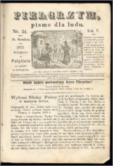 Pielgrzym, pismo religijne dla ludu 1873 nr 51