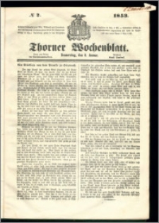 Thorner Wochenblatt 1853, No. 2