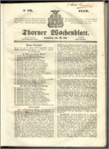 Thorner Wochenblatt 1853, No. 50