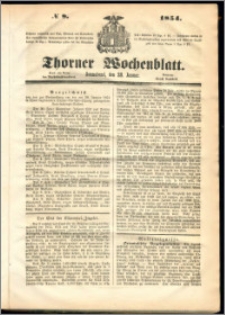 Thorner Wochenblatt 1854, No. 8