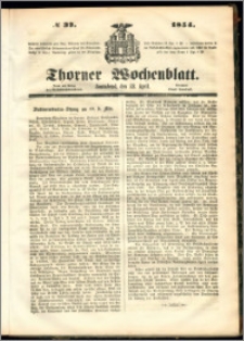 Thorner Wochenblatt 1854, No. 32