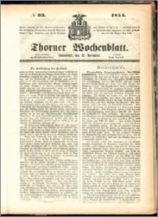 Thorner Wochenblatt 1854, No. 93