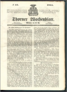 Thorner Wochenblatt 1855, No. 41
