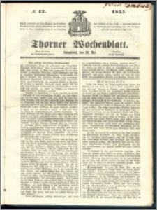 Thorner Wochenblatt 1855, No. 42