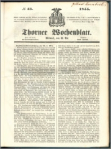 Thorner Wochenblatt 1855, No. 43