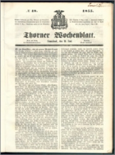 Thorner Wochenblatt 1855, No. 48