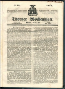 Thorner Wochenblatt 1855, No. 55