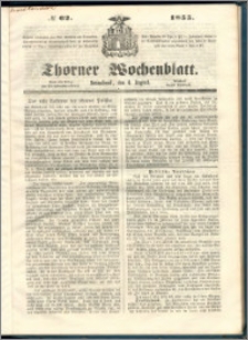 Thorner Wochenblatt 1855, No. 62