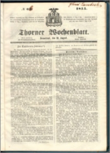 Thorner Wochenblatt 1855, No. 66