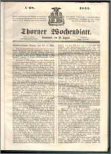Thorner Wochenblatt 1855, No. 68
