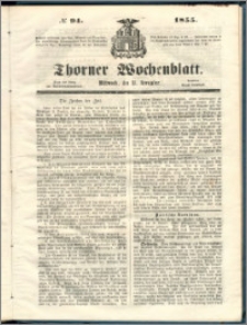Thorner Wochenblatt 1855, No. 94