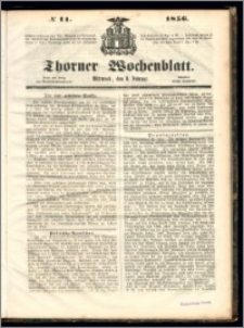 Thorner Wochenblatt 1856, No. 11