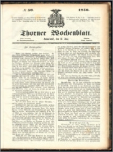 Thorner Wochenblatt 1856, No. 50
