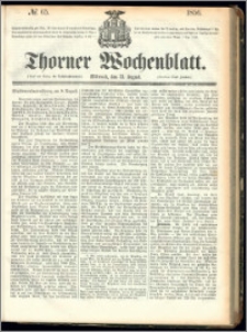 Thorner Wochenblatt 1856, No. 65