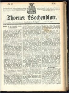 Thorner Wochenblatt 1856, No. 70