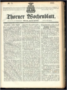 Thorner Wochenblatt 1856, No. 73