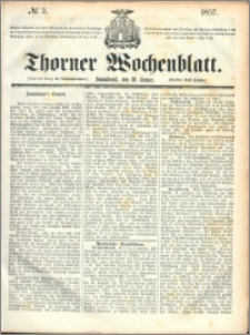 Thorner Wochenblatt 1857, No. 3