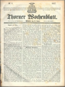 Thorner Wochenblatt 1857, No. 4
