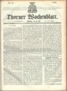 Thorner Wochenblatt 1857, No. 40