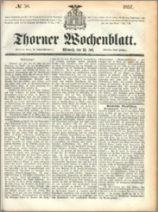 Thorner Wochenblatt 1857, No. 58