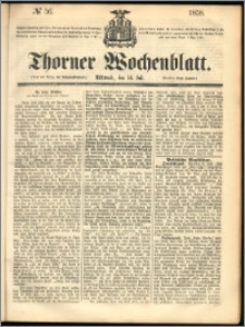 Thorner Wochenblatt 1858, No. 56