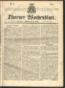 Thorner Wochenblatt 1859, No. 11 + Extra Beilage