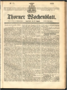 Thorner Wochenblatt 1859, No. 75