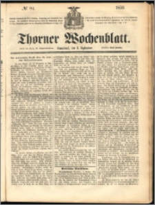 Thorner Wochenblatt 1859, No. 84