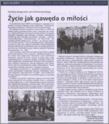 Życie jak gawęda o miłości