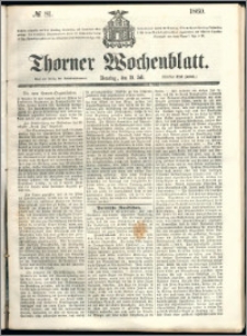 Thorner Wochenblatt 1860, No. 81