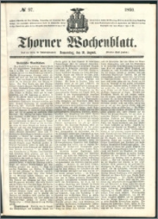 Thorner Wochenblatt 1860, No. 97