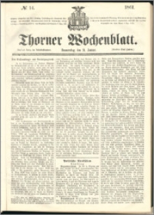 Thorner Wochenblatt 1861, No. 14