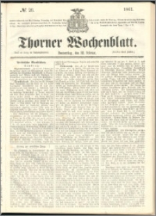 Thorner Wochenblatt 1861, No. 26