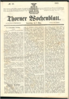 Thorner Wochenblatt 1861, No. 29
