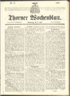 Thorner Wochenblatt 1861, No. 41