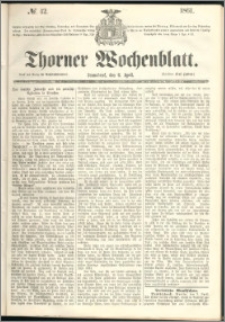 Thorner Wochenblatt 1861, No. 42